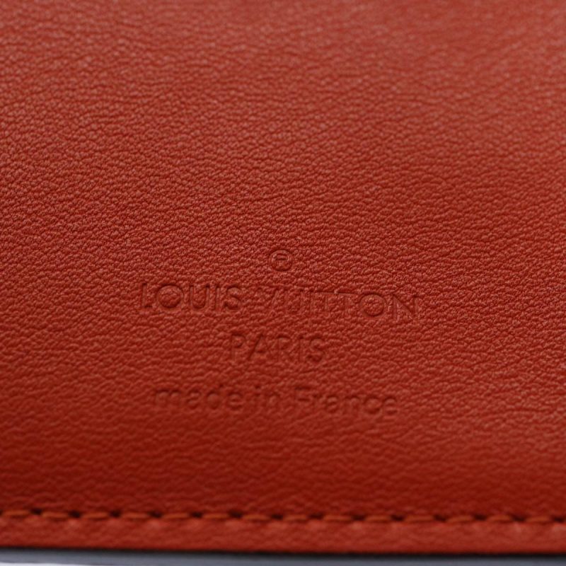 Louis Vuitton Portefeuille Plaza Taurillon Leather Orange M58203  60098 - Image 7