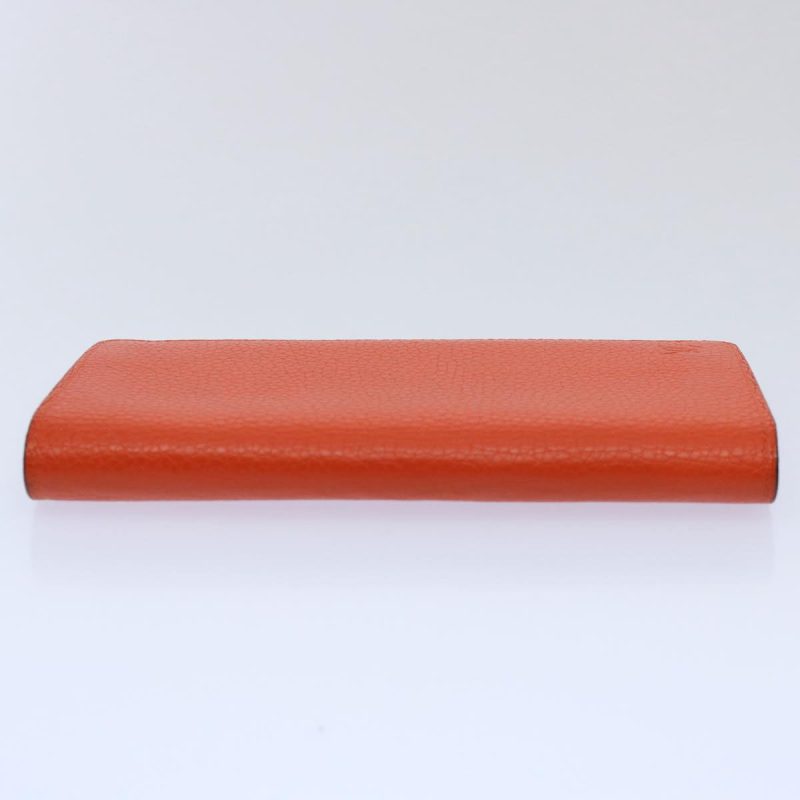 Louis Vuitton Portefeuille Plaza Taurillon Leather Orange M58203  60098 - Image 3