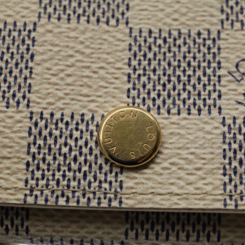Louis Vuitton Damier Azur Multi Cles 4 Key Case N60020  60112 - Image 8