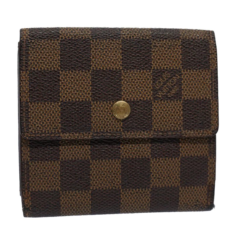 Louis Vuitton Damier Ebene Portefeuille Elise Wallet N61654  60184