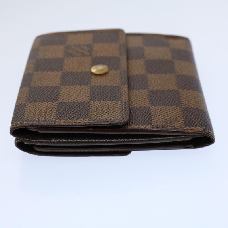 Louis Vuitton Damier Ebene Portefeuille Elise Wallet N61654  60184 - Image 3