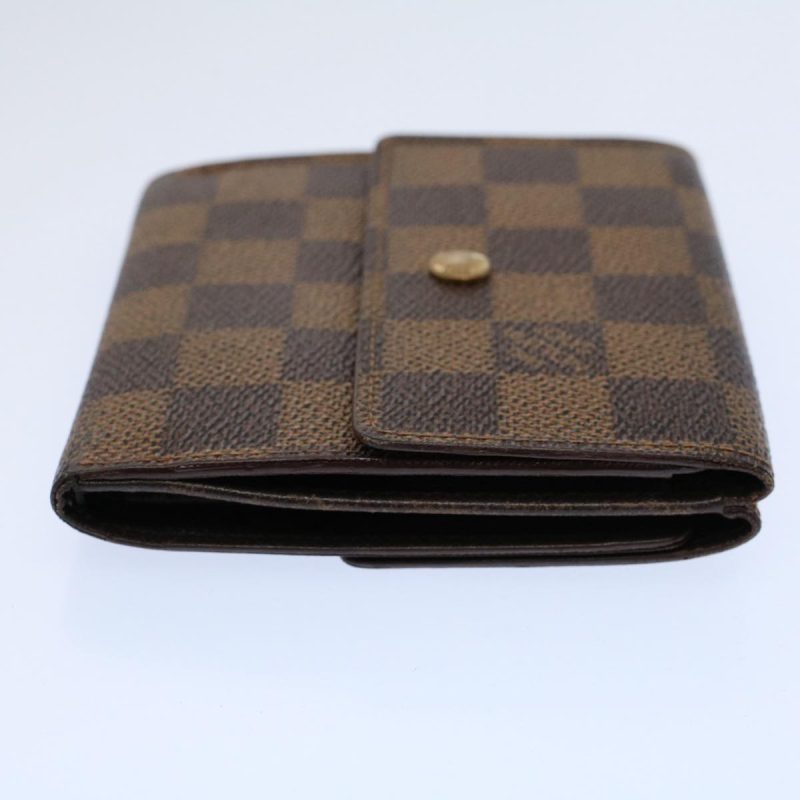 Louis Vuitton Damier Ebene Portefeuille Elise Wallet N61654  60184 - Image 4
