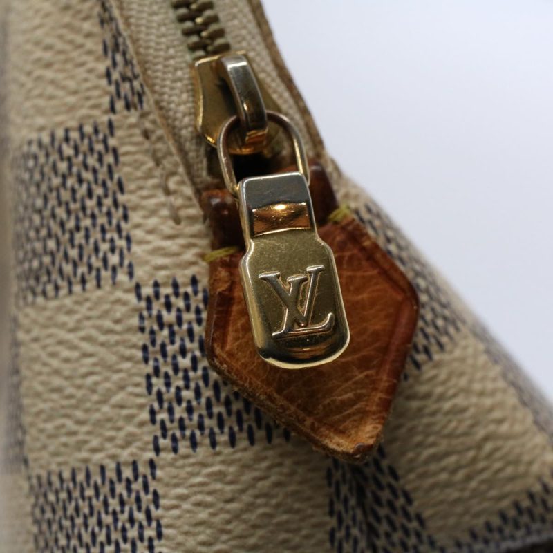 Louis Vuitton Damier Azur Pochette Cosmetic PM Pouch N60024  60204 - Image 8