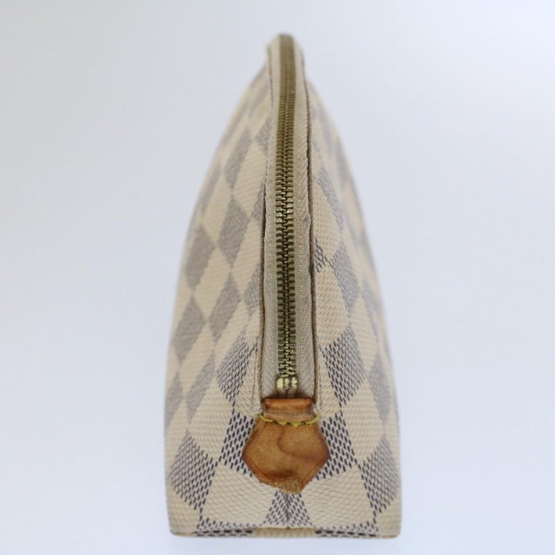 Louis Vuitton Damier Azur Pochette Cosmetic PM Pouch N60024  60204 - Image 4