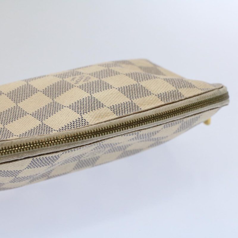Louis Vuitton Damier Azur Pochette Cosmetic PM Pouch N60024  60204 - Image 5