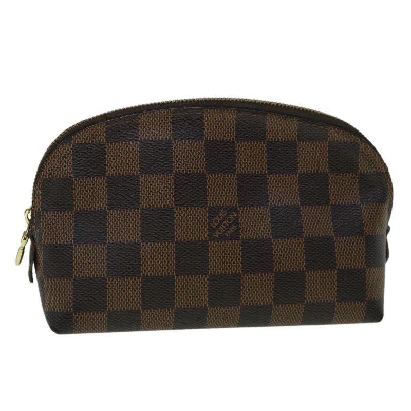 Louis Vuitton Damier Ebene Pochette Cosmetic PM Pouch N47516  60205