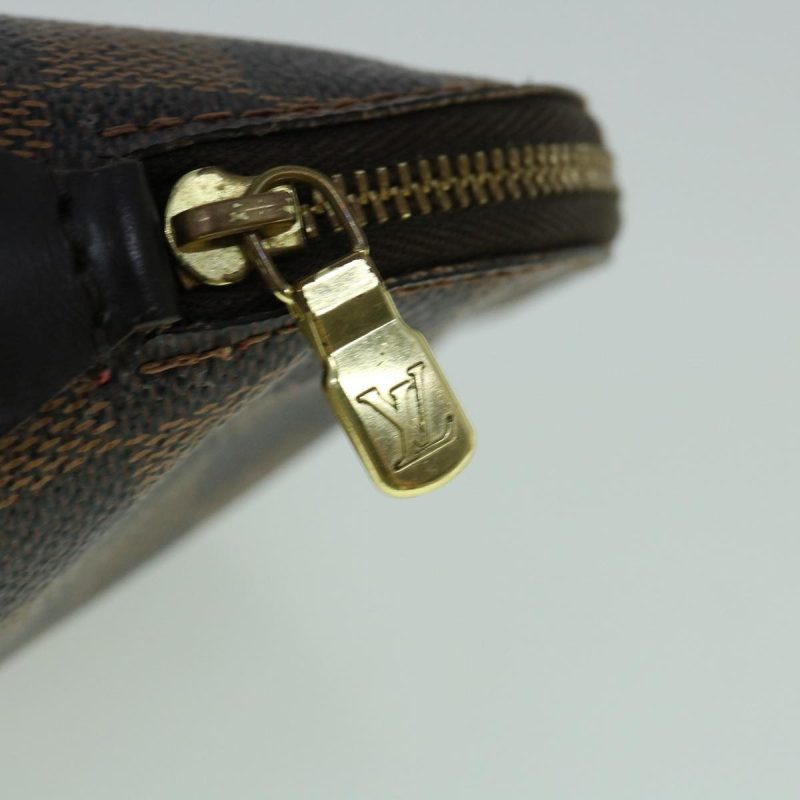 Louis Vuitton Damier Ebene Pochette Cosmetic PM Pouch N47516  60205 - Image 8