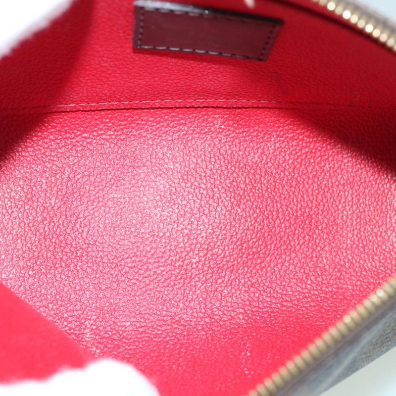 Louis Vuitton Damier Ebene Pochette Cosmetic PM Pouch N47516  60205 - Image 10