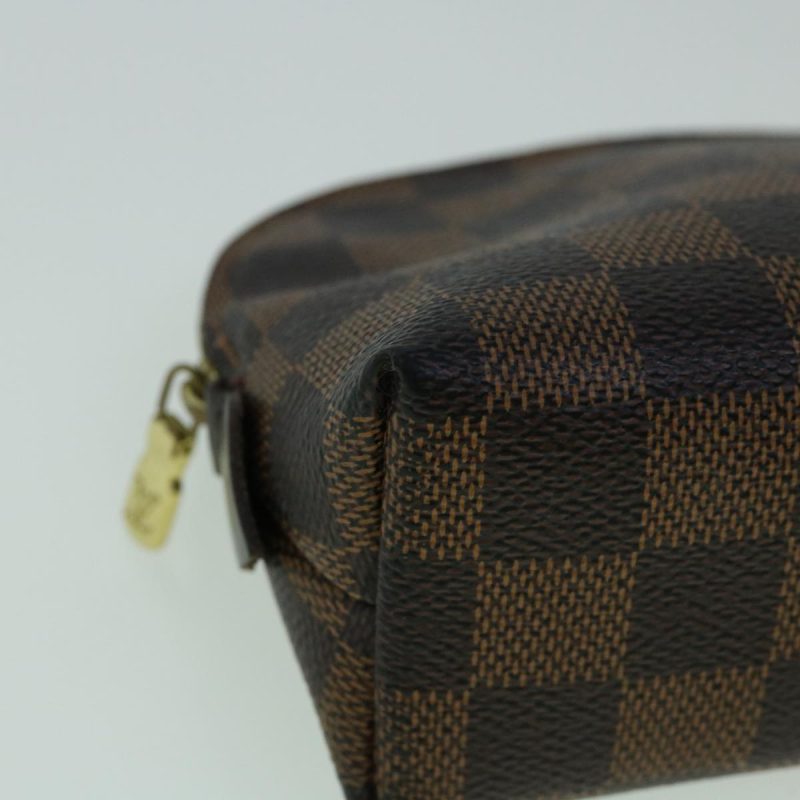 Louis Vuitton Damier Ebene Pochette Cosmetic PM Pouch N47516  60205 - Image 7