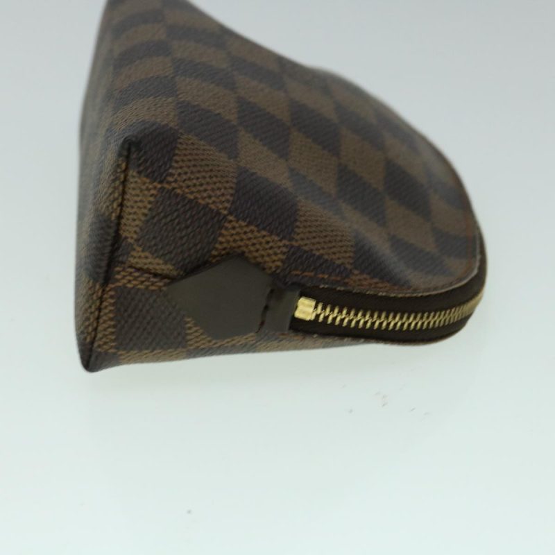 Louis Vuitton Damier Ebene Pochette Cosmetic PM Pouch N47516  60206 - Image 4