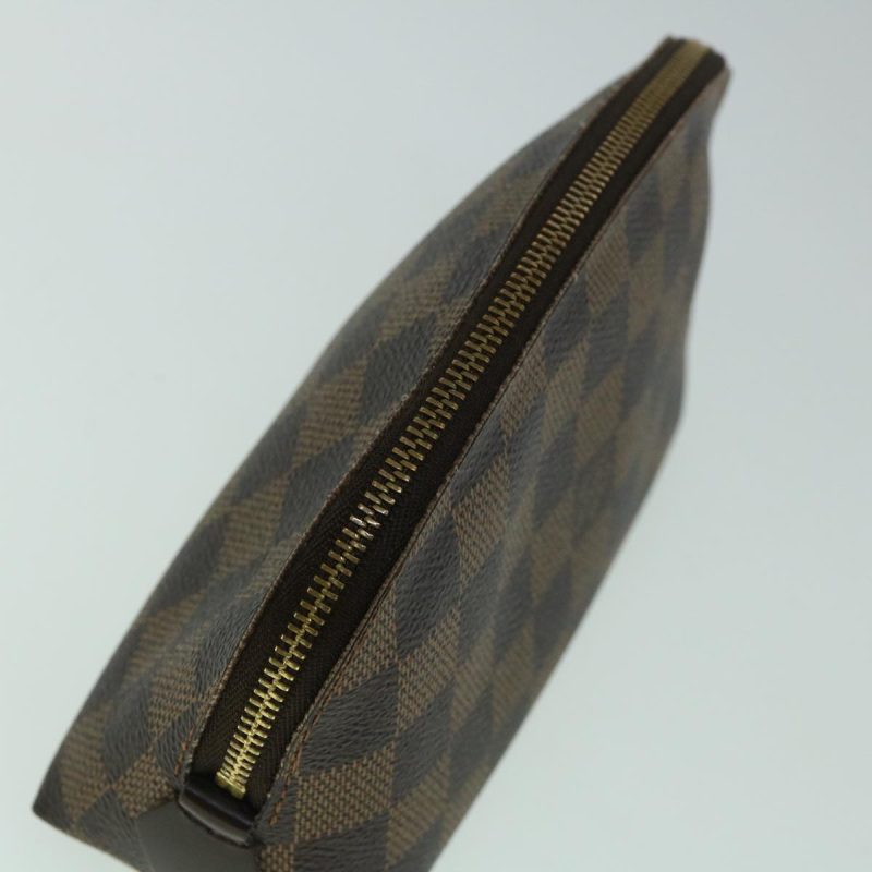 Louis Vuitton Damier Ebene Pochette Cosmetic PM Pouch N47516  60206 - Image 5