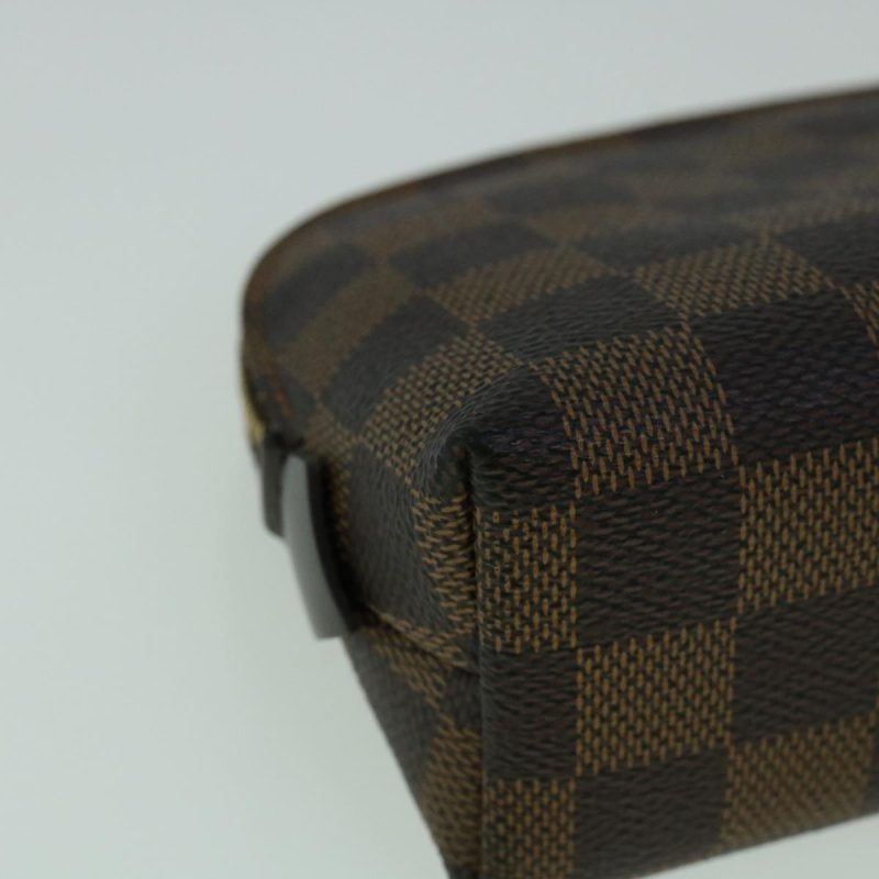 Louis Vuitton Damier Ebene Pochette Cosmetic PM Pouch N47516  60206 - Image 7