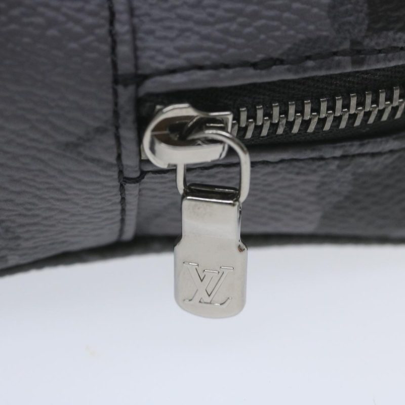 Louis Vuitton Monogram Eclipse Stripe NIGO Porte Cles Squared MP3224 Auth 60208S - Image 9
