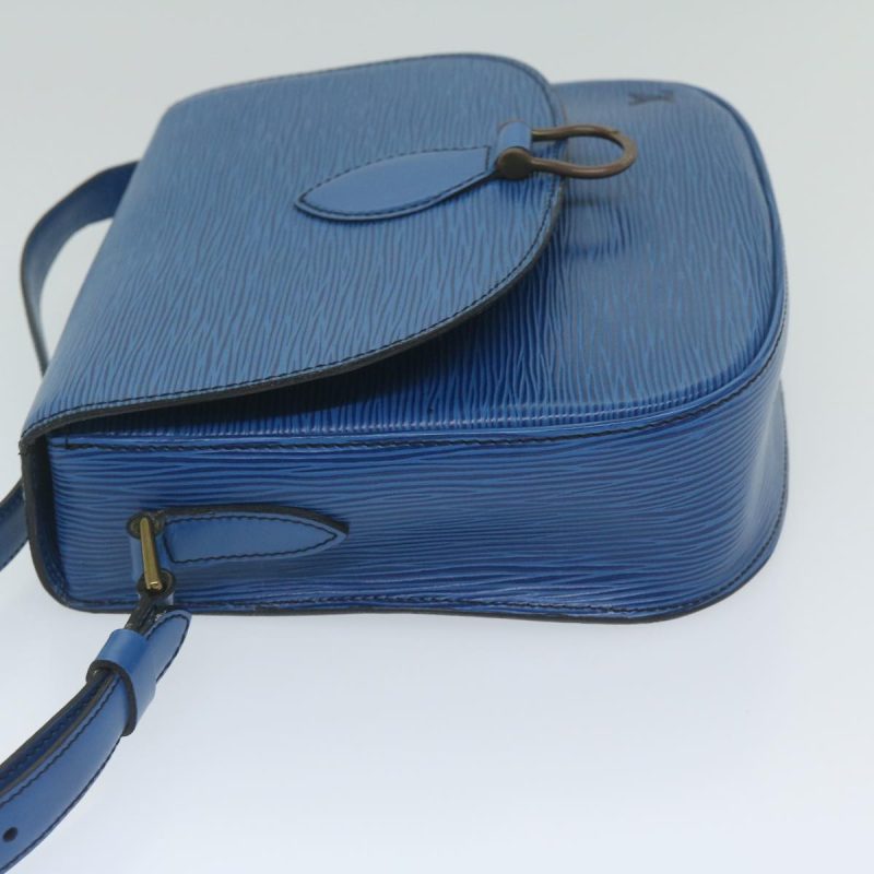 Louis Vuitton Epi Saint Cloud GM Shoulder Bag Blue M52195  60224 - Image 4