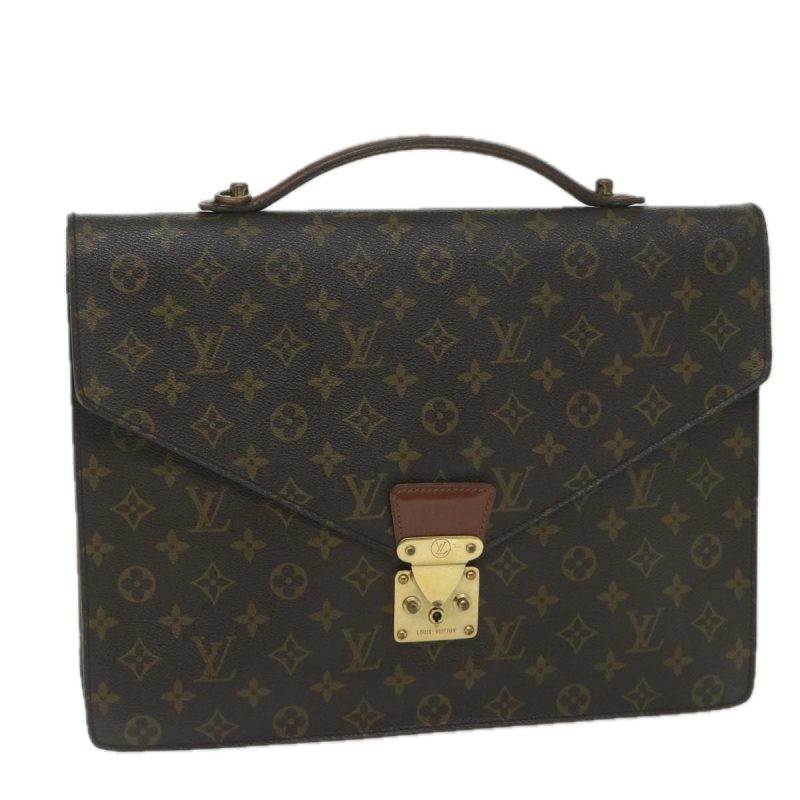 Louis Vuitton Monogram Porte Documents Bandouliere Bag M53338  60236