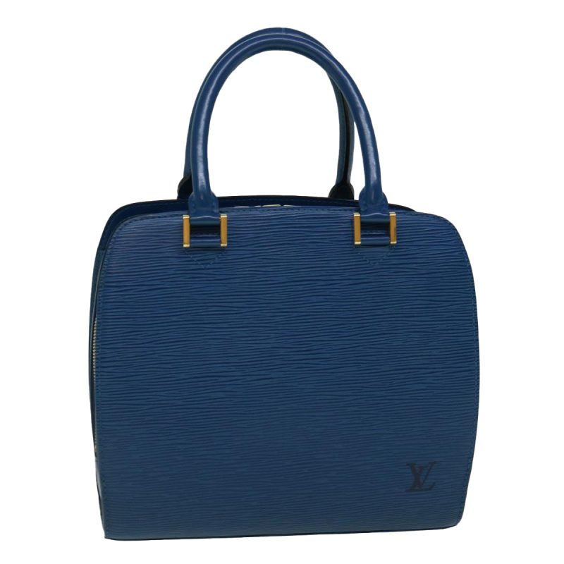 Louis Vuitton Epi Pont Neuf Hand Bag Blue M52055  60294
