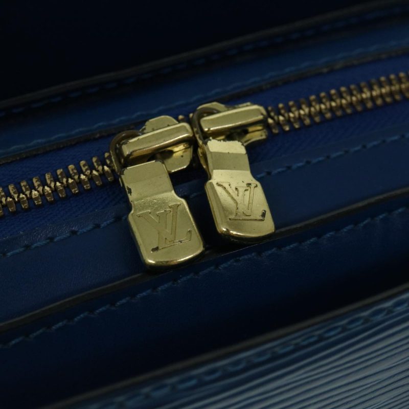 Louis Vuitton Epi Pont Neuf Hand Bag Blue M52055  60294 - Image 9