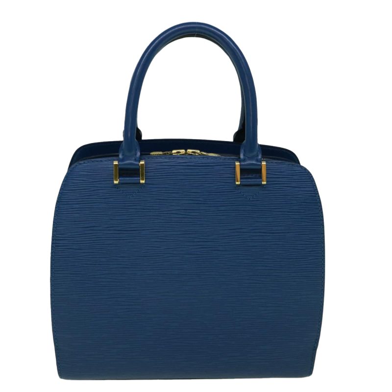 Louis Vuitton Epi Pont Neuf Hand Bag Blue M52055  60294 - Image 2