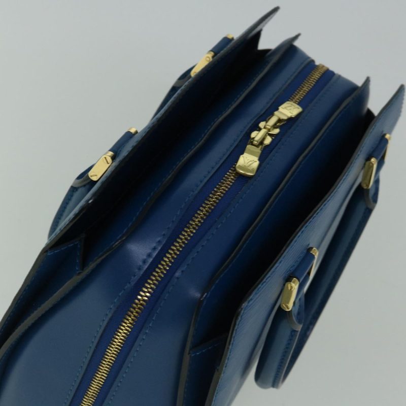 Louis Vuitton Epi Pont Neuf Hand Bag Blue M52055  60294 - Image 6