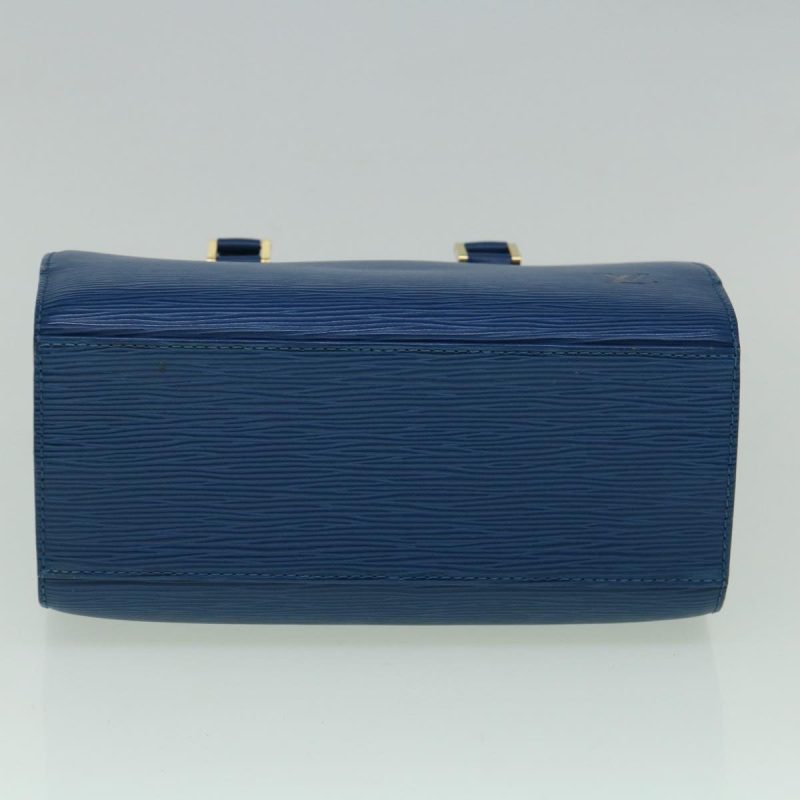 Louis Vuitton Epi Pont Neuf Hand Bag Blue M52055  60294 - Image 5