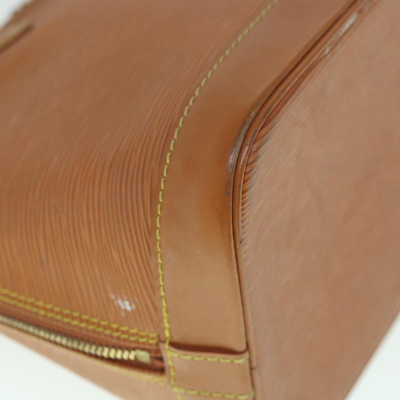 Louis Vuitton Epi Alma Hand Bag Brown M5214D  60296 - Image 10