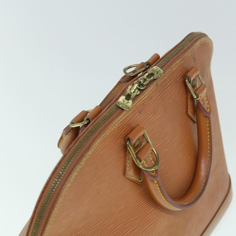 Louis Vuitton Epi Alma Hand Bag Brown M5214D  60296 - Image 7