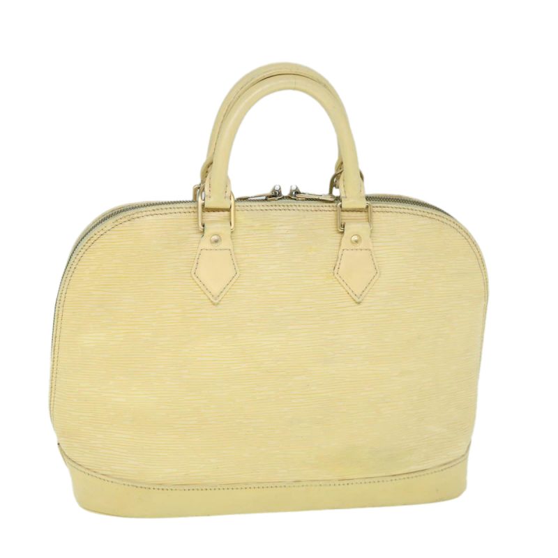 Louis Vuitton Epi Alma Hand Bag Cream Vanilla M5214A  60297
