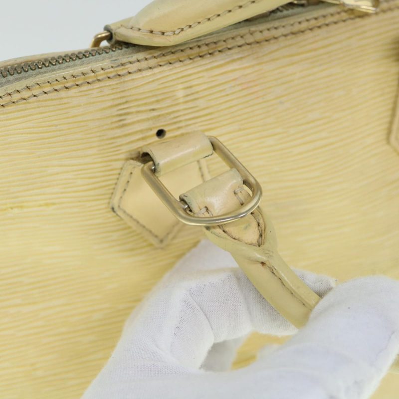 Louis Vuitton Epi Alma Hand Bag Cream Vanilla M5214A  60297 - Image 3