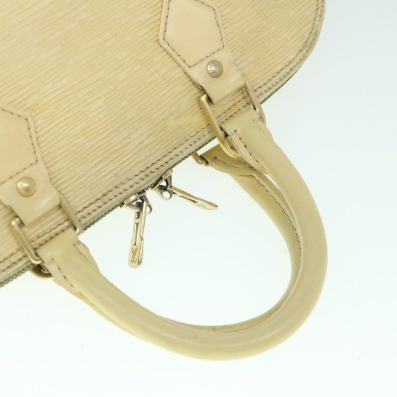 Louis Vuitton Epi Alma Hand Bag Cream Vanilla M5214A  60297 - Image 8