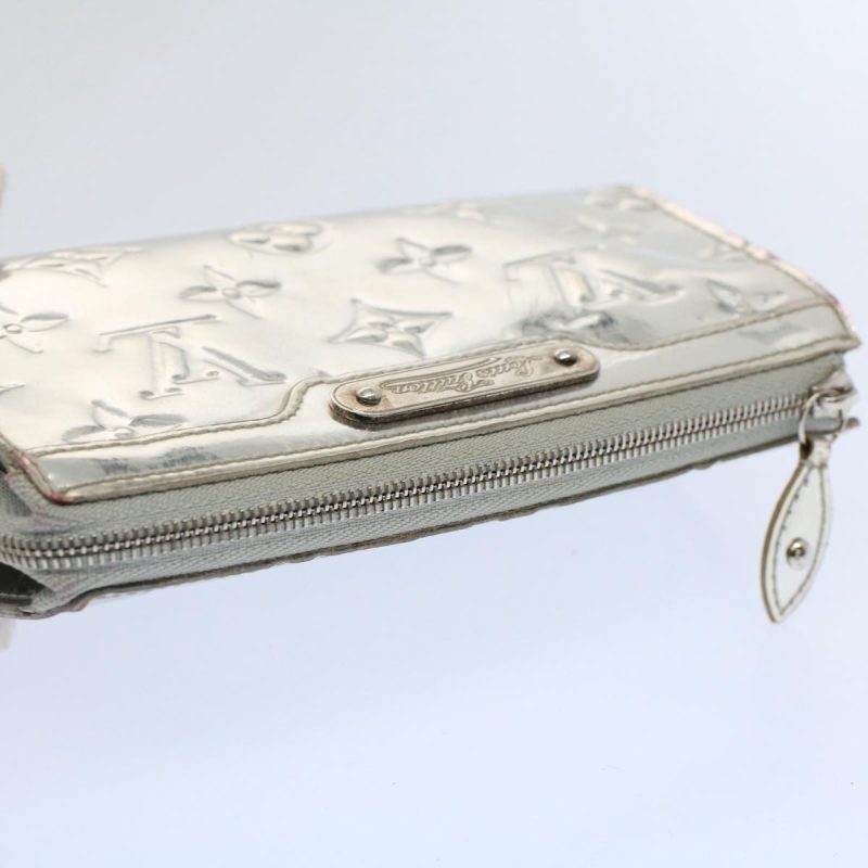 Louis Vuitton Monogram Miroir Trousse Cosmetic Pouch Silver M95603 Auth 60326 - Image 6