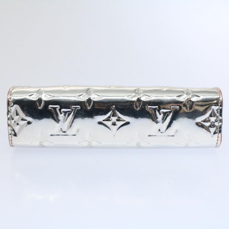 Louis Vuitton Monogram Miroir Trousse Cosmetic Pouch Silver M95603 Auth 60326 - Image 7