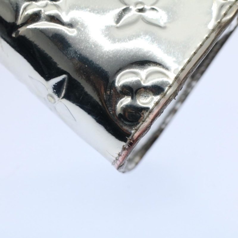 Louis Vuitton Monogram Miroir Trousse Cosmetic Pouch Silver M95603 Auth 60326 - Image 8