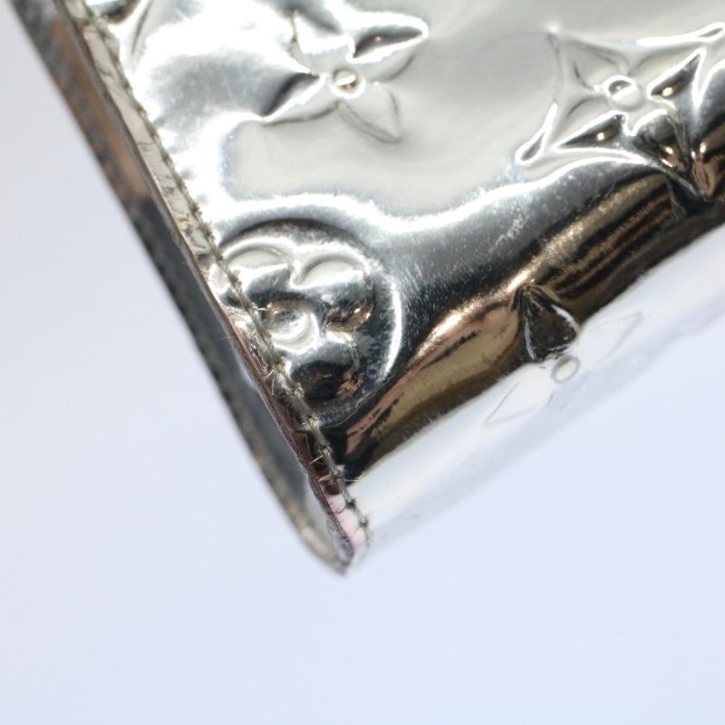 Louis Vuitton Monogram Miroir Trousse Cosmetic Pouch Silver M95603 Auth 60326 - Image 9