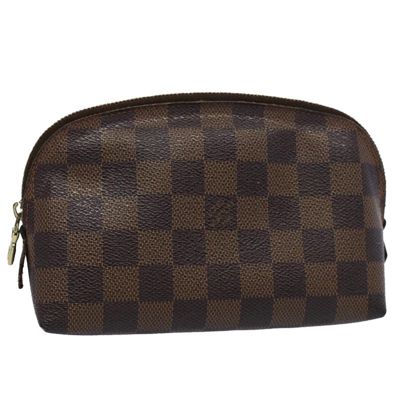 Louis Vuitton Damier Ebene Pochette Cosmetic PM Pouch N47516  60332