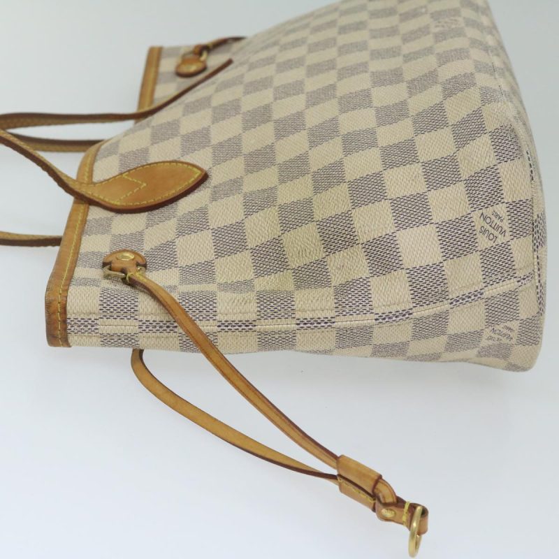 Louis Vuitton Damier Azur Neverfull PM Tote Bag N41362  60371 - Image 4