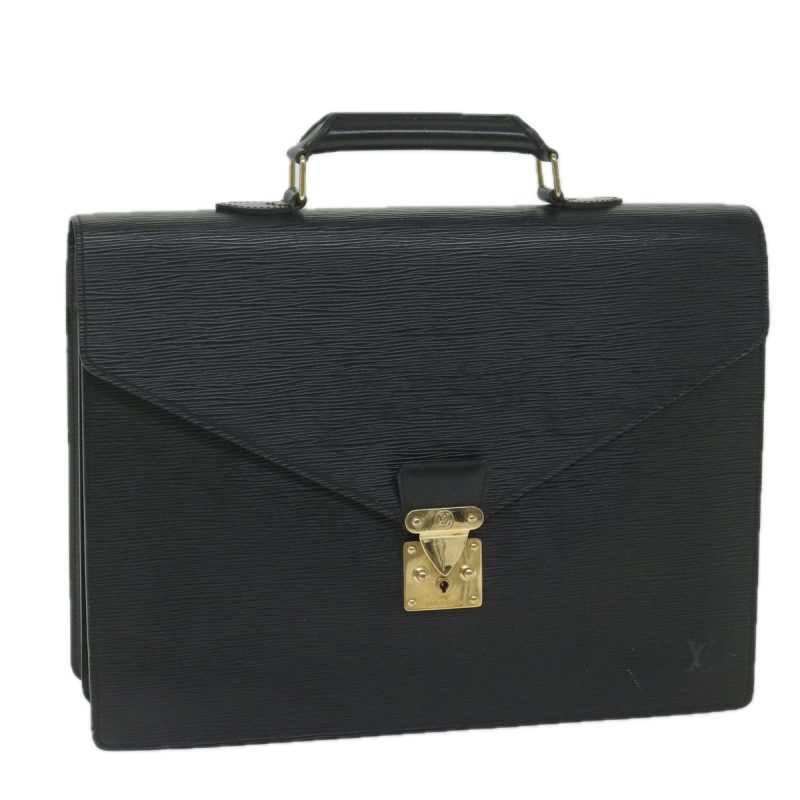 Louis Vuitton Epi Serviette Ambassador Business Bag Black M54412  60409