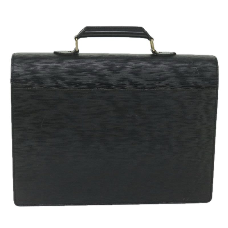 Louis Vuitton Epi Serviette Ambassador Business Bag Black M54412  60409 - Image 2