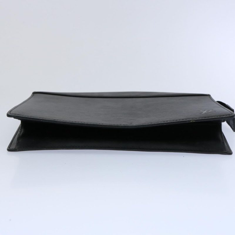 Louis Vuitton Epi Trousse Crete Clutch Bag Black M48402  60459 - Image 6