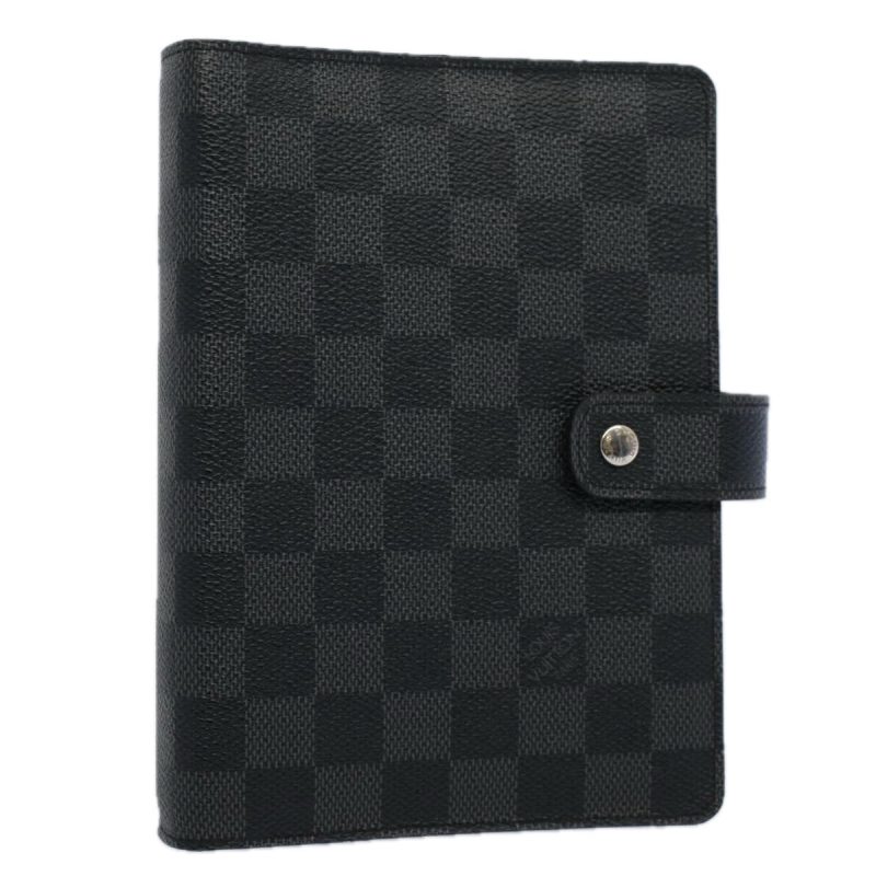 Louis Vuitton Damier Graphite Agenda MM Day Planner Cover R20242  60466