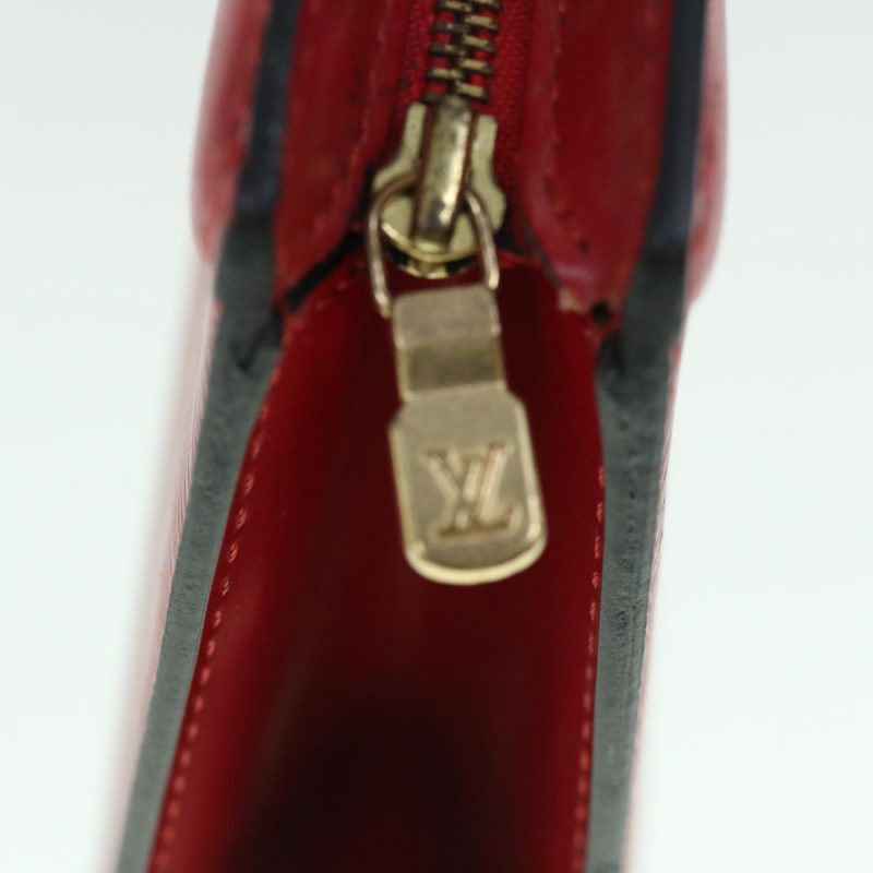 Louis Vuitton Epi Trousse Crete Clutch Bag Red M48407  60479 - Image 9