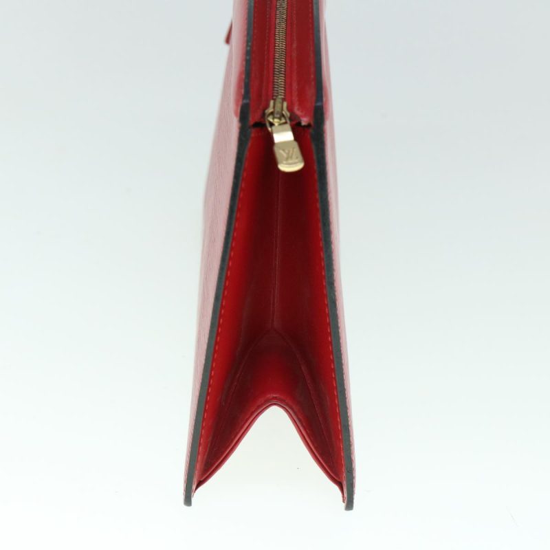 Louis Vuitton Epi Trousse Crete Clutch Bag Red M48407  60479 - Image 3
