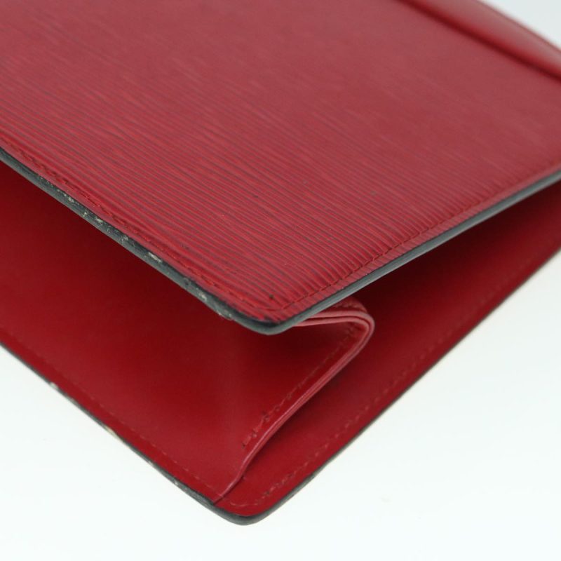 Louis Vuitton Epi Trousse Crete Clutch Bag Red M48407  60479 - Image 8