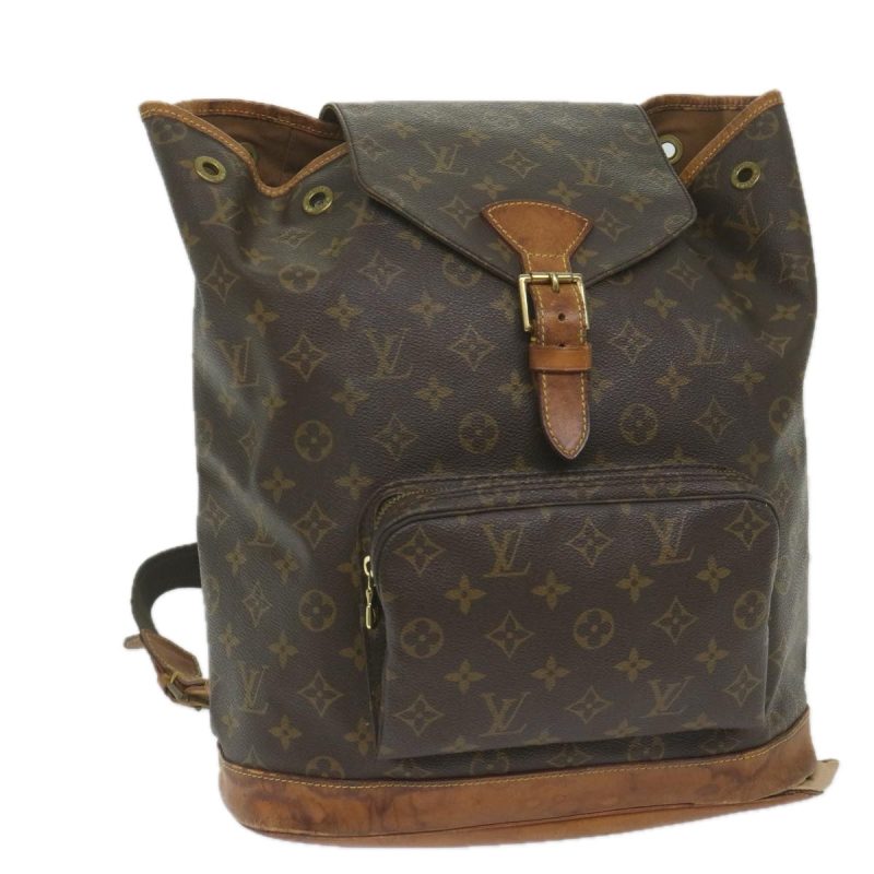 Louis Vuitton Monogram Montsouris GM Backpack M51135  60509
