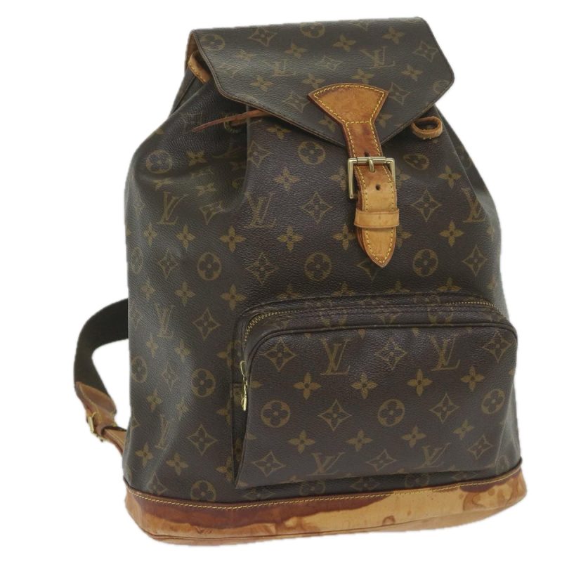 Louis Vuitton Monogram Montsouris GM Backpack M51135  60510