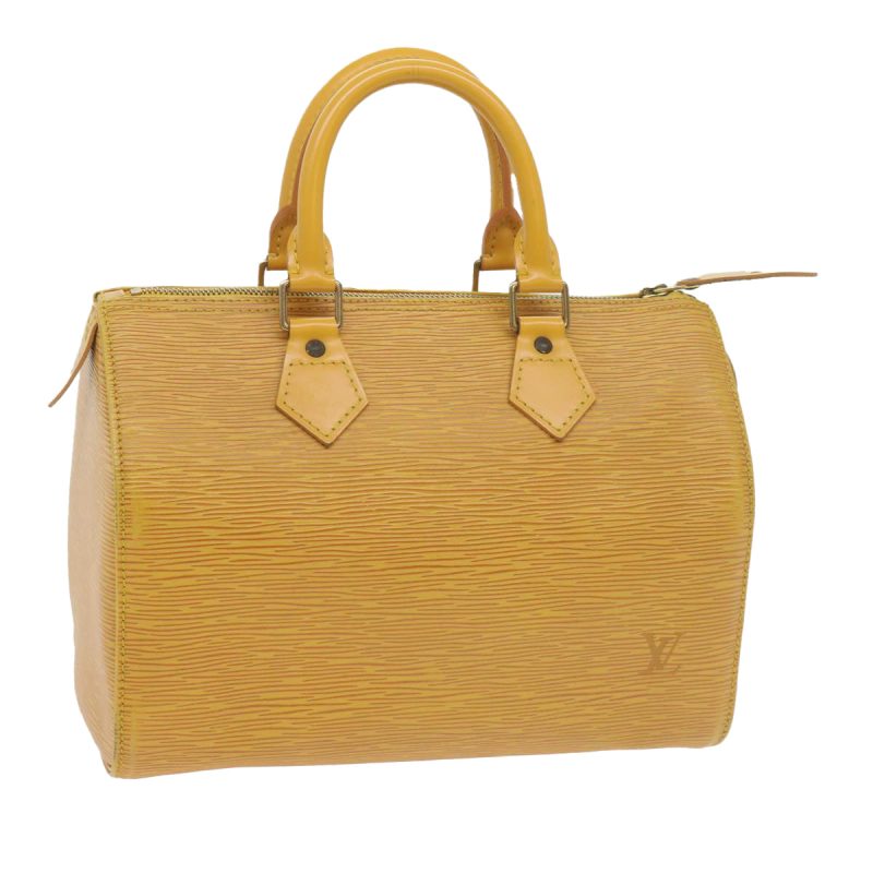 Louis Vuitton Epi Speedy 25 Hand Bag Tassili Yellow M43019  60550