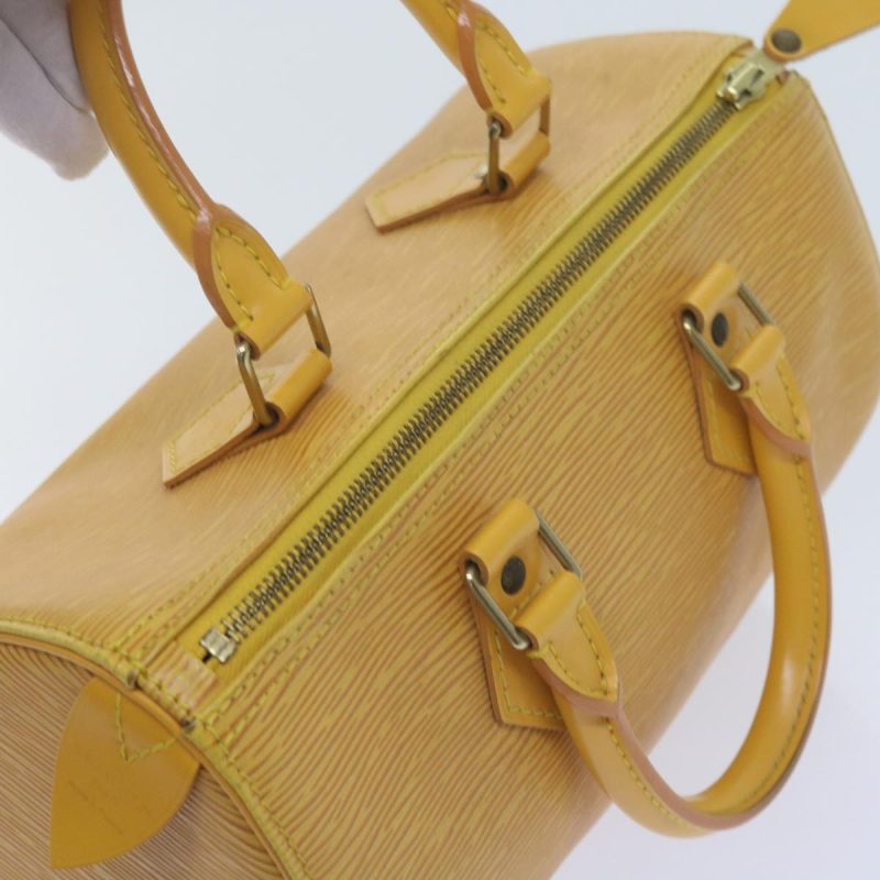 Louis Vuitton Epi Speedy 25 Hand Bag Tassili Yellow M43019  60550 - Image 6