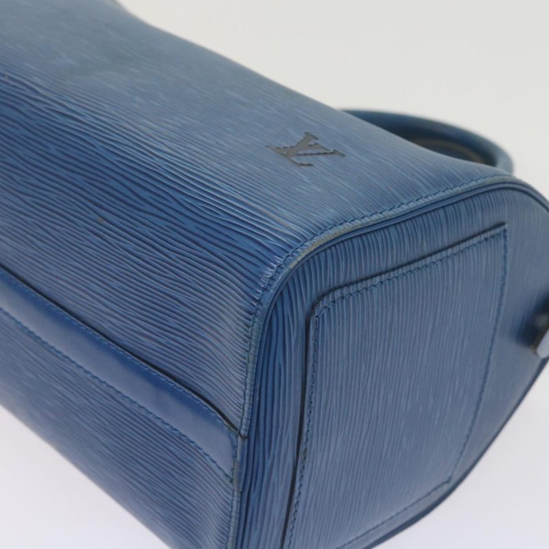 Louis Vuitton Epi Speedy 25 Hand Bag Toledo Blue M43015  60551 - Image 9