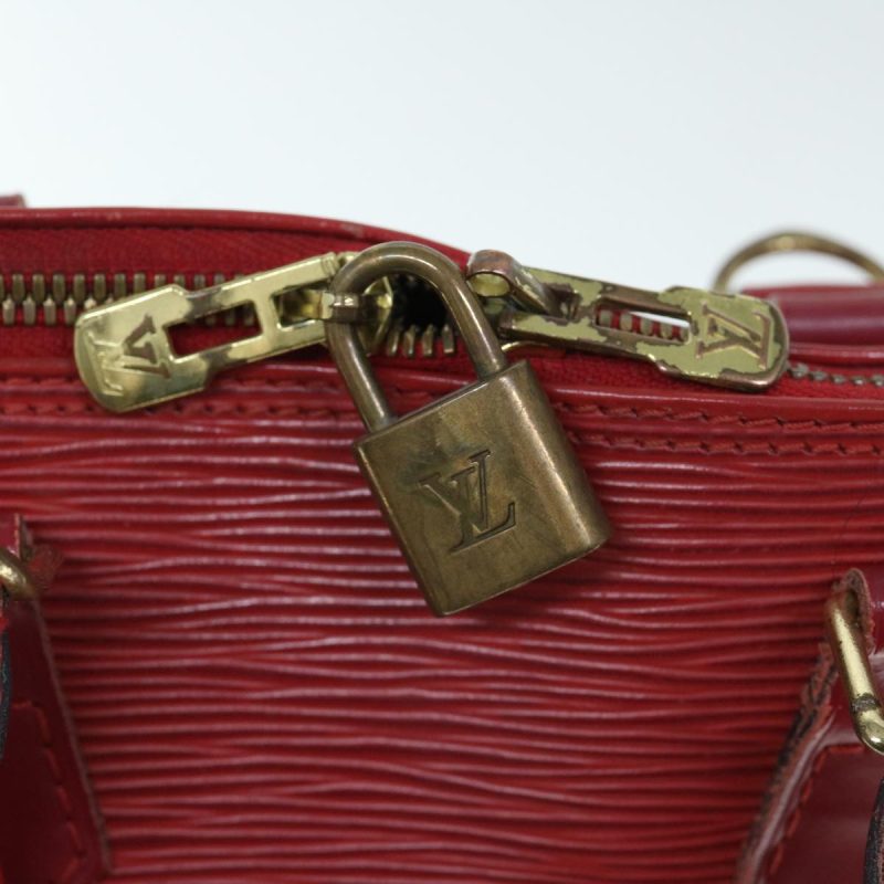 Louis Vuitton Epi Alma Hand Bag Castilian Red M52147  60552 - Image 9