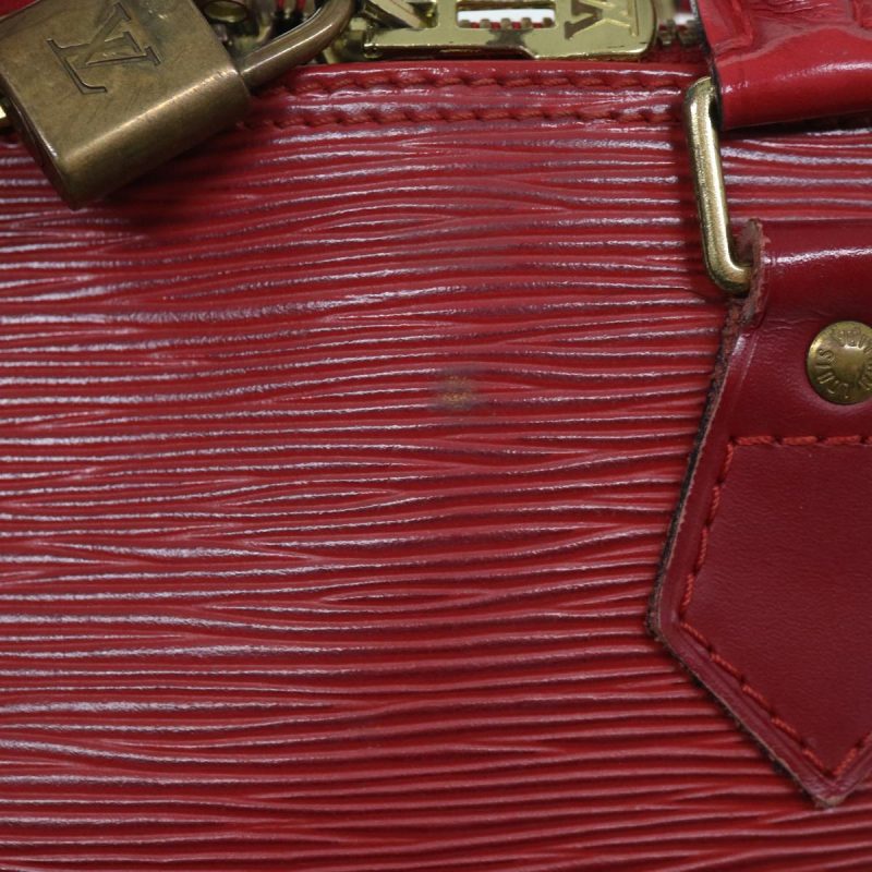 Louis Vuitton Epi Alma Hand Bag Castilian Red M52147  60552 - Image 8