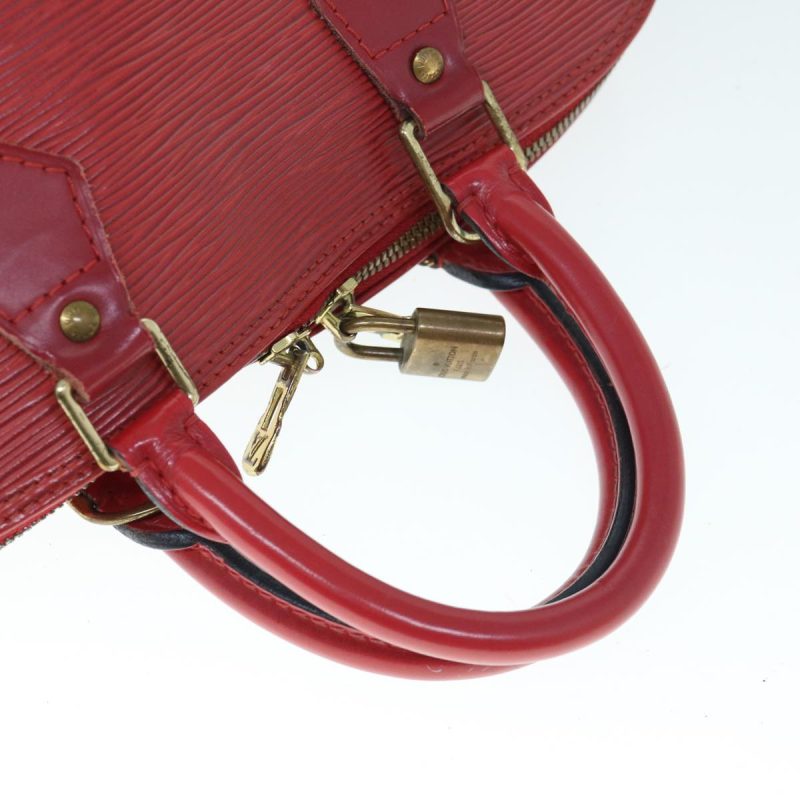Louis Vuitton Epi Alma Hand Bag Castilian Red M52147  60552 - Image 6